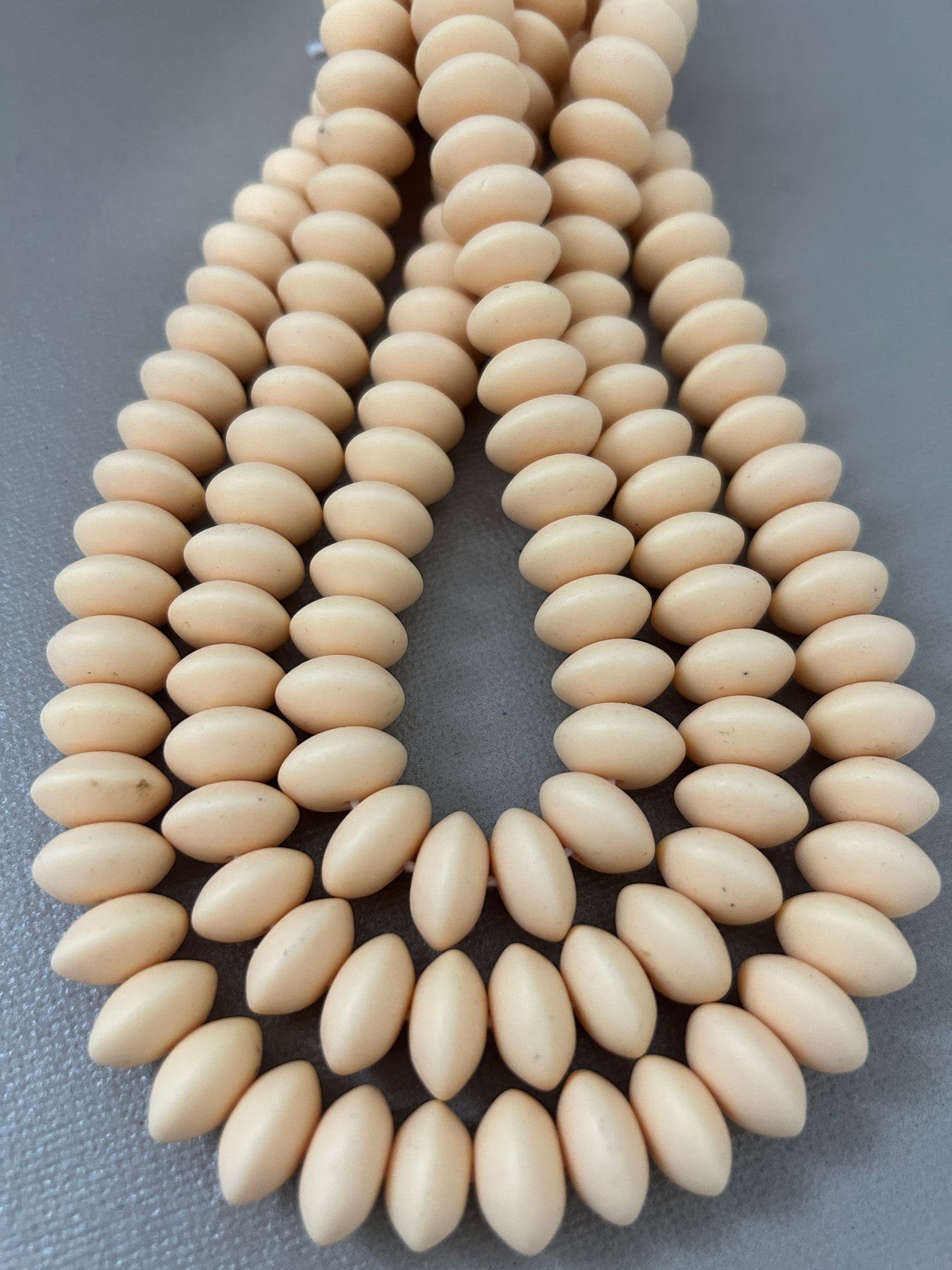 Approx 15mm Resin Rondelle Strand