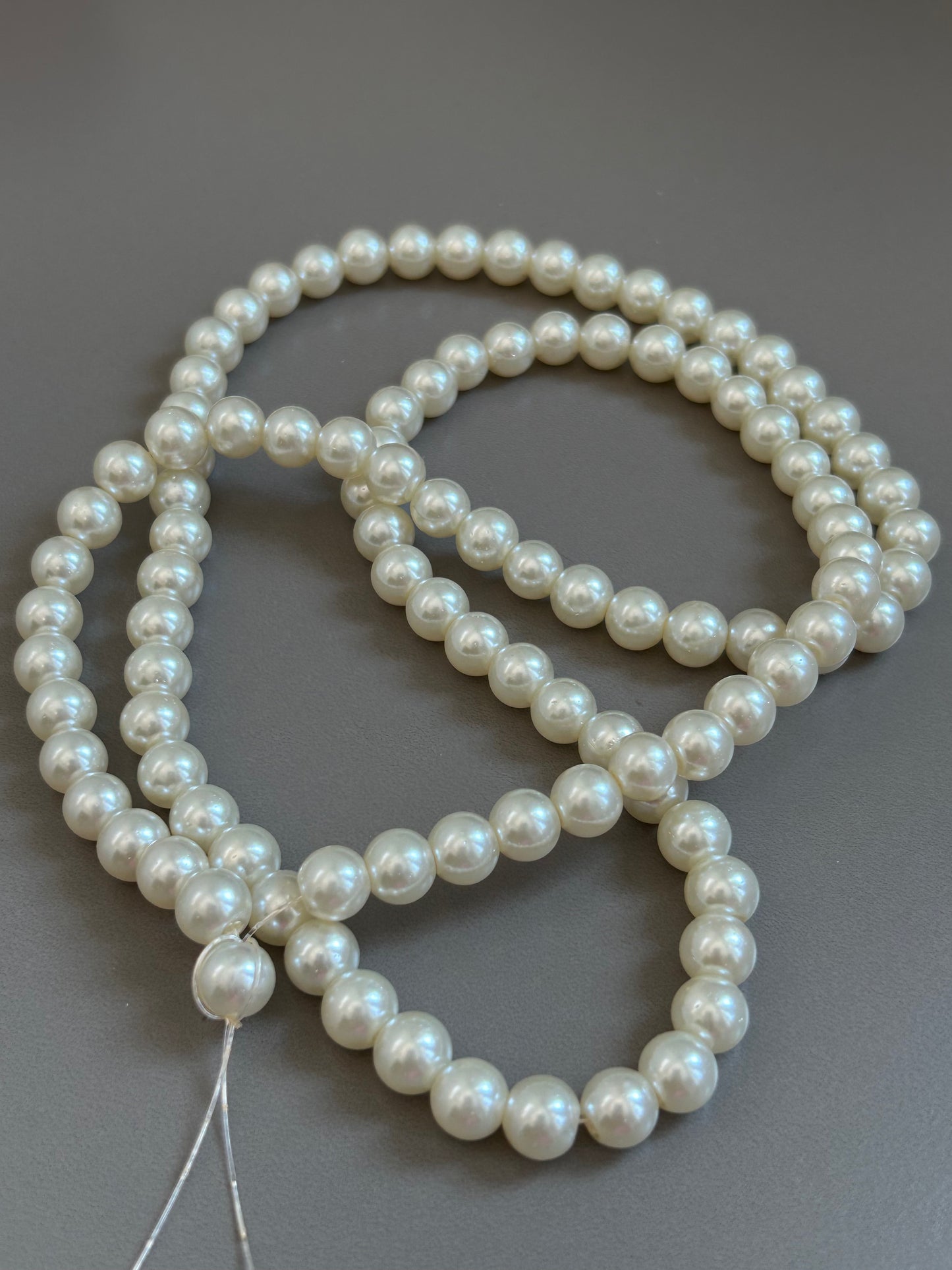 8mm glass pearl #27518