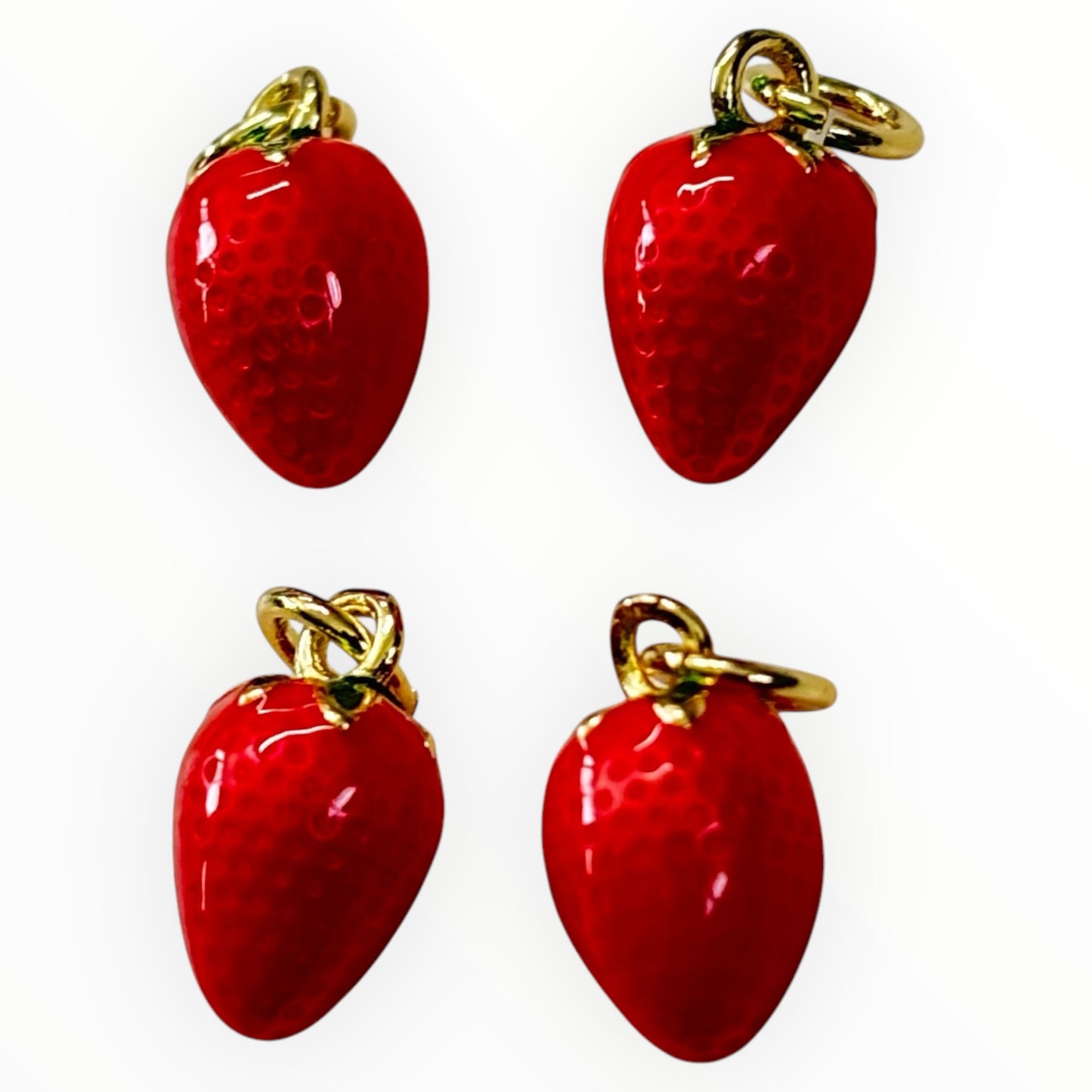 12mm Matte Strawberry 18k Gold Plated (29199)