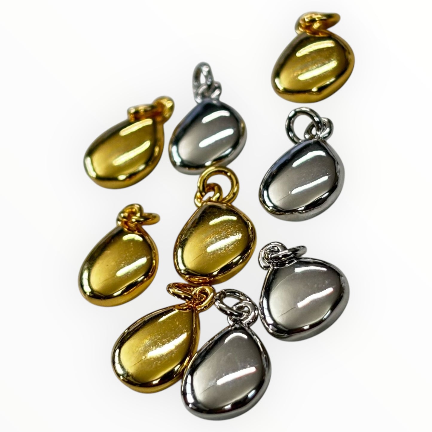 10mm Silver/Gold Plated Drop (29201)