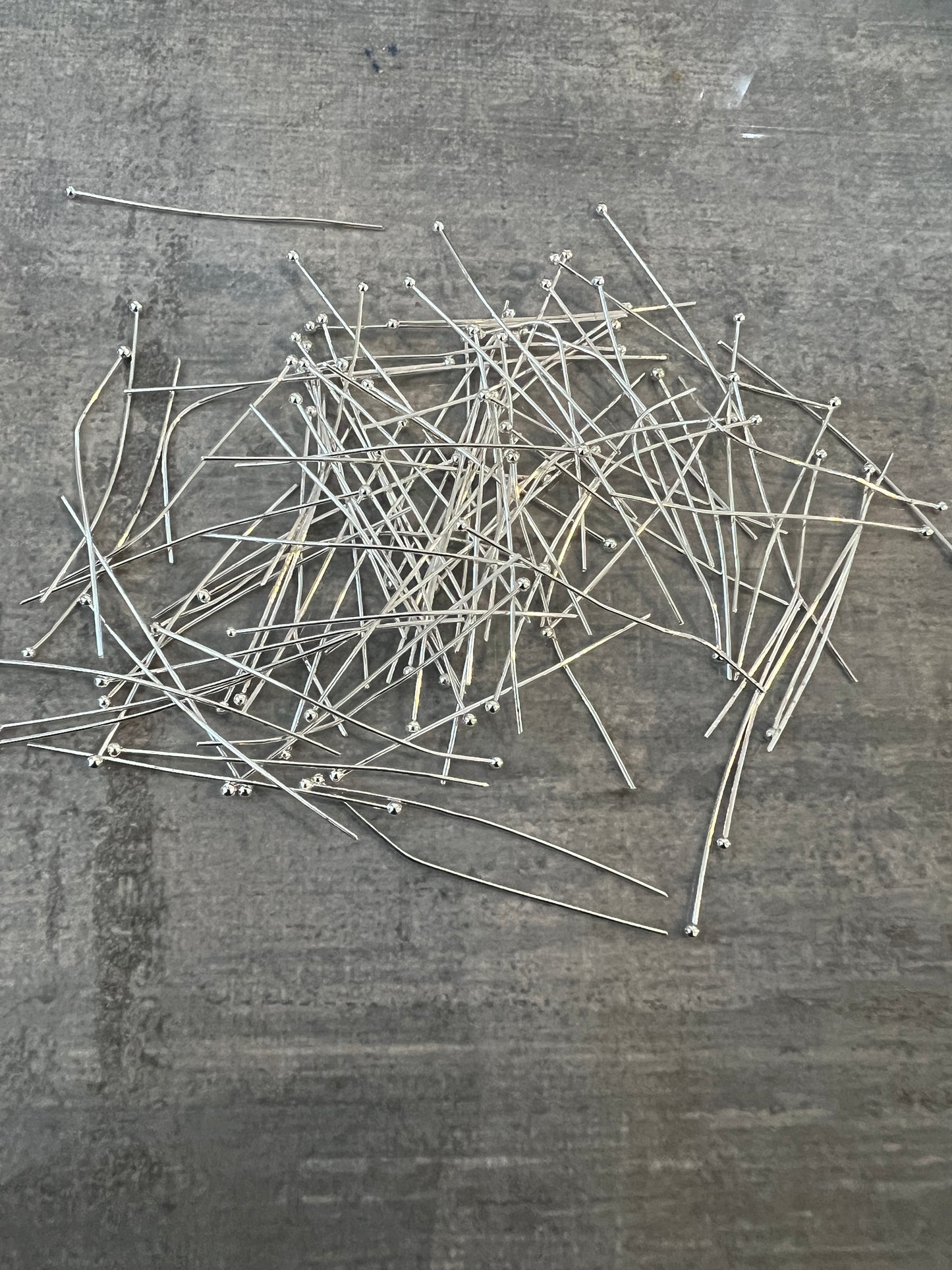 Silver Headpin Qty 100