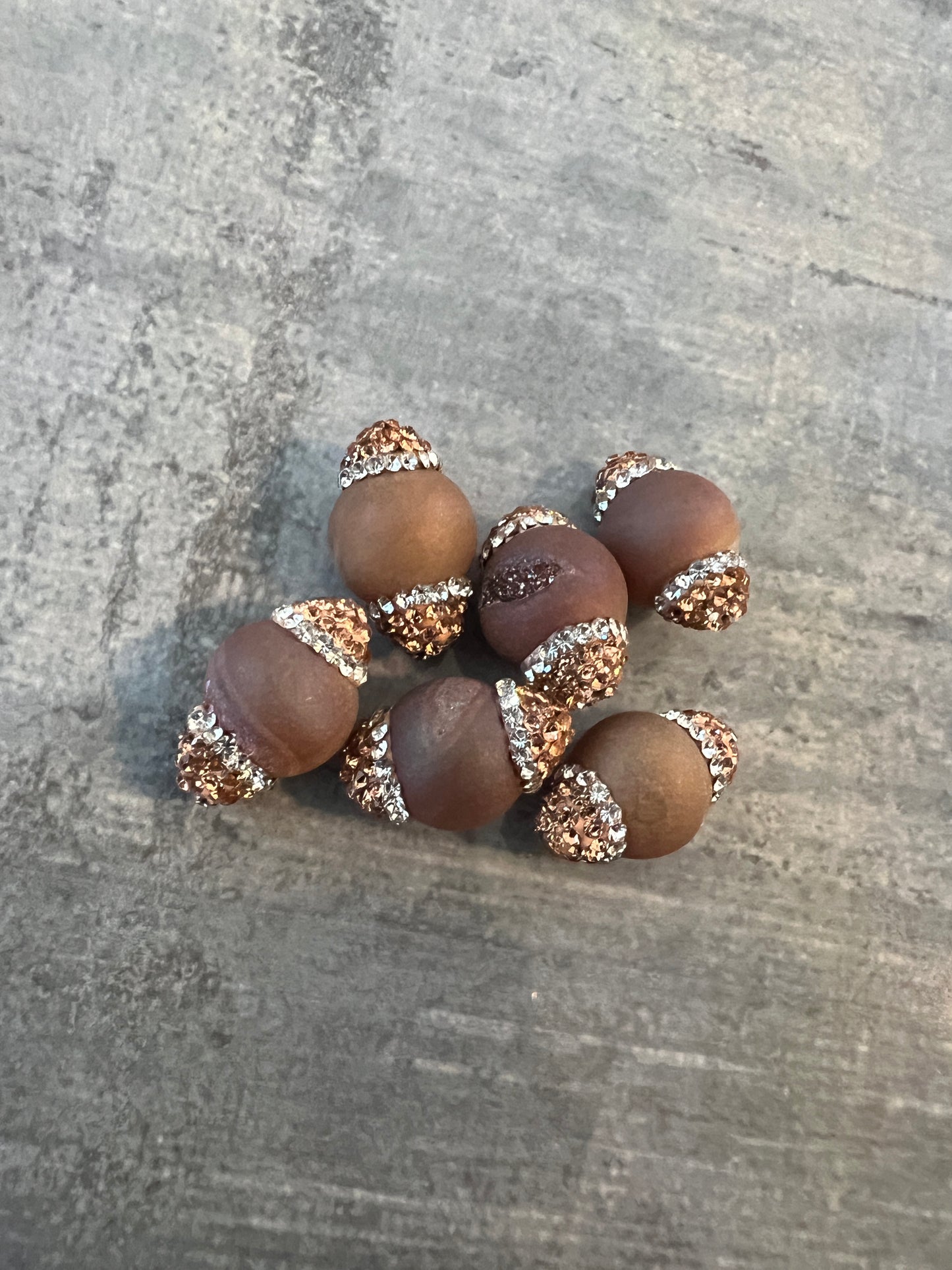 12mm Pave Druxy/ Pearl 26919