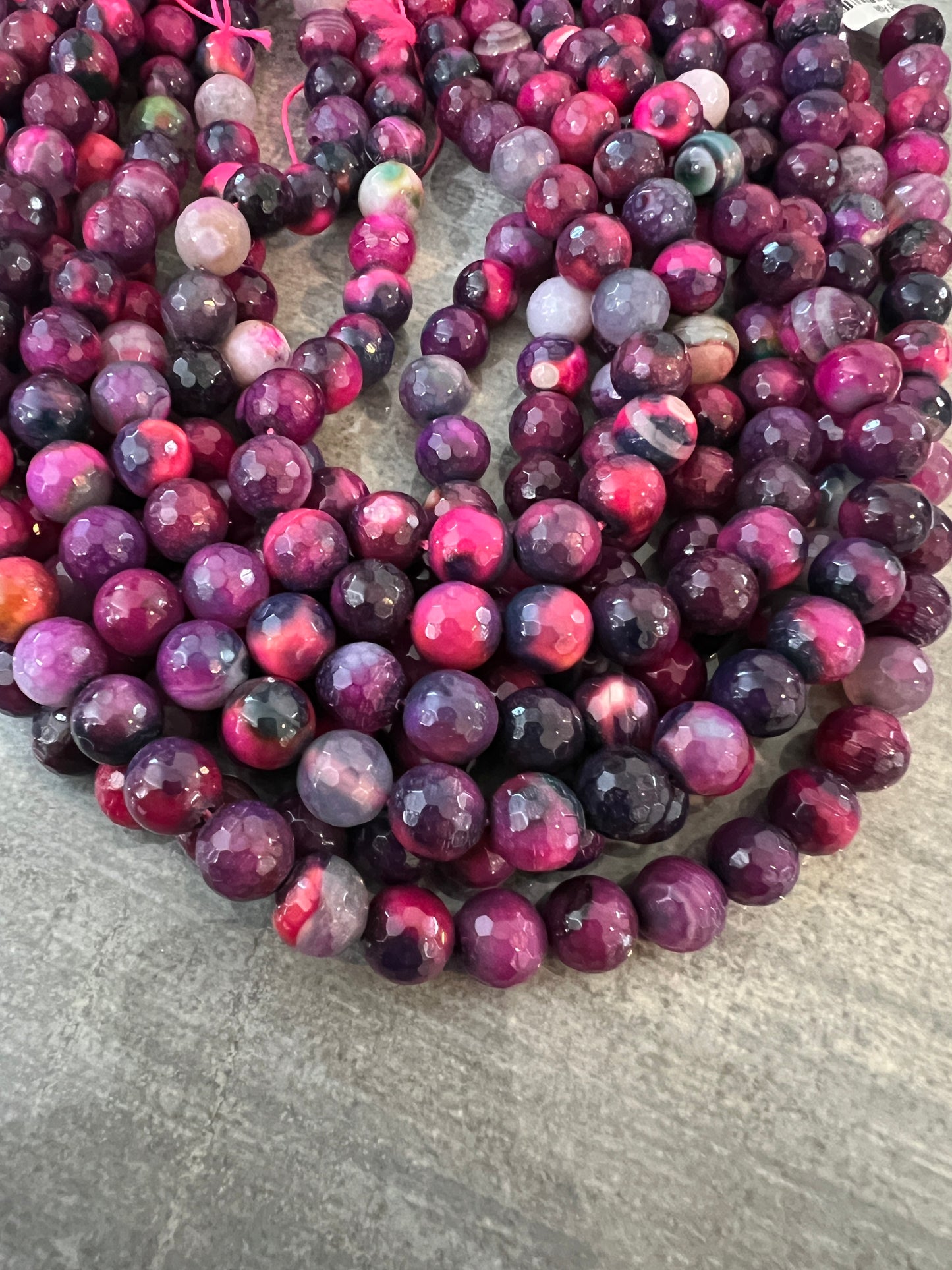 10mm Multi Facted Agate 26903