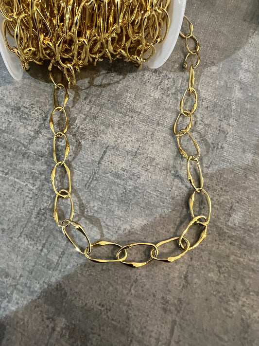 21mm Oval 18k Chain -26893