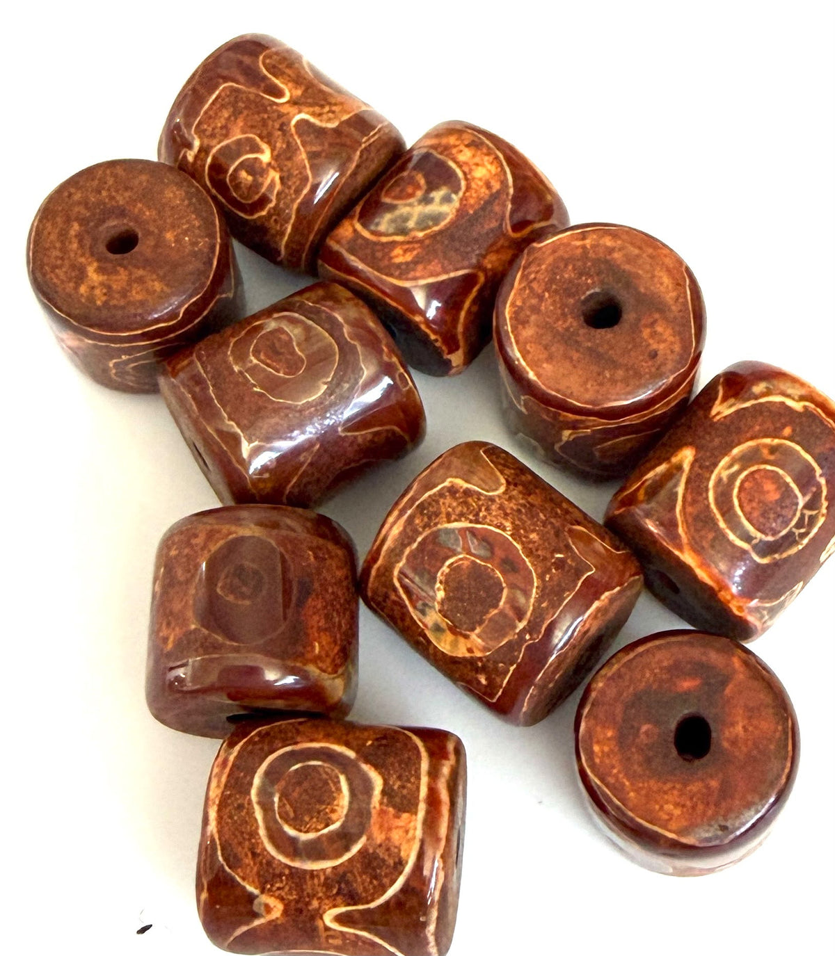 18mm Tibetan Agate