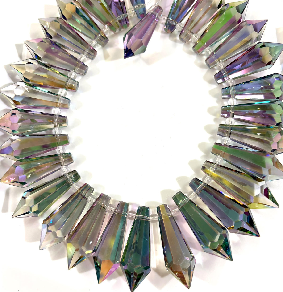 36mm Faceted Cristal Drop