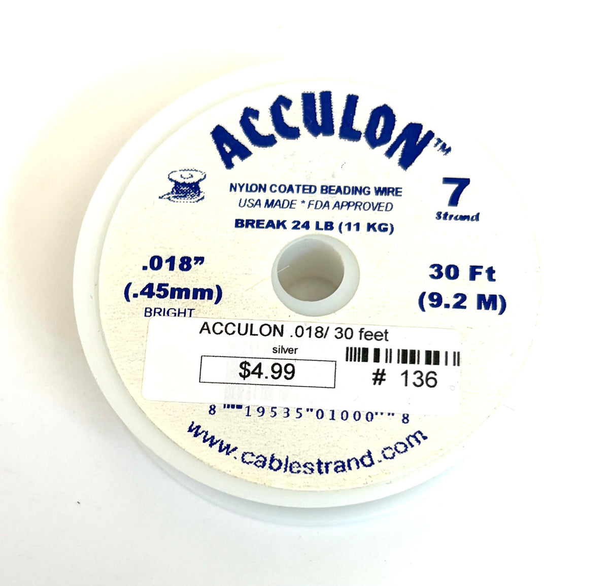 Acculon Wire 7ft roll