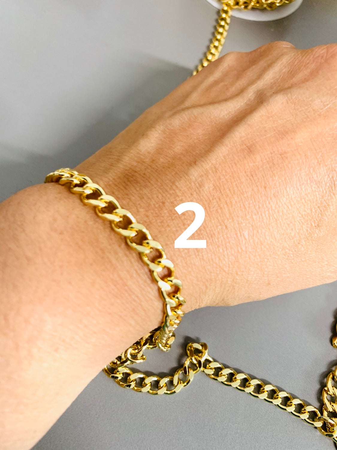 Cuban chain 18k gold price per ft