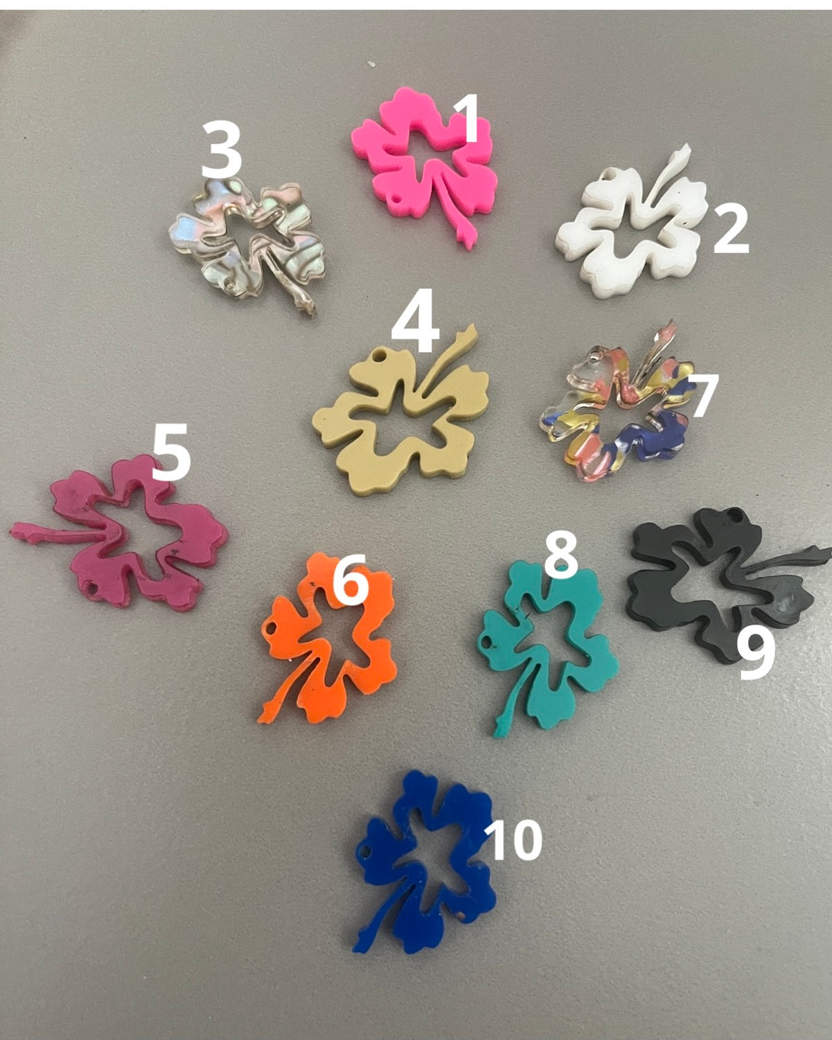 21mm Amapola resin qty 1- 23231