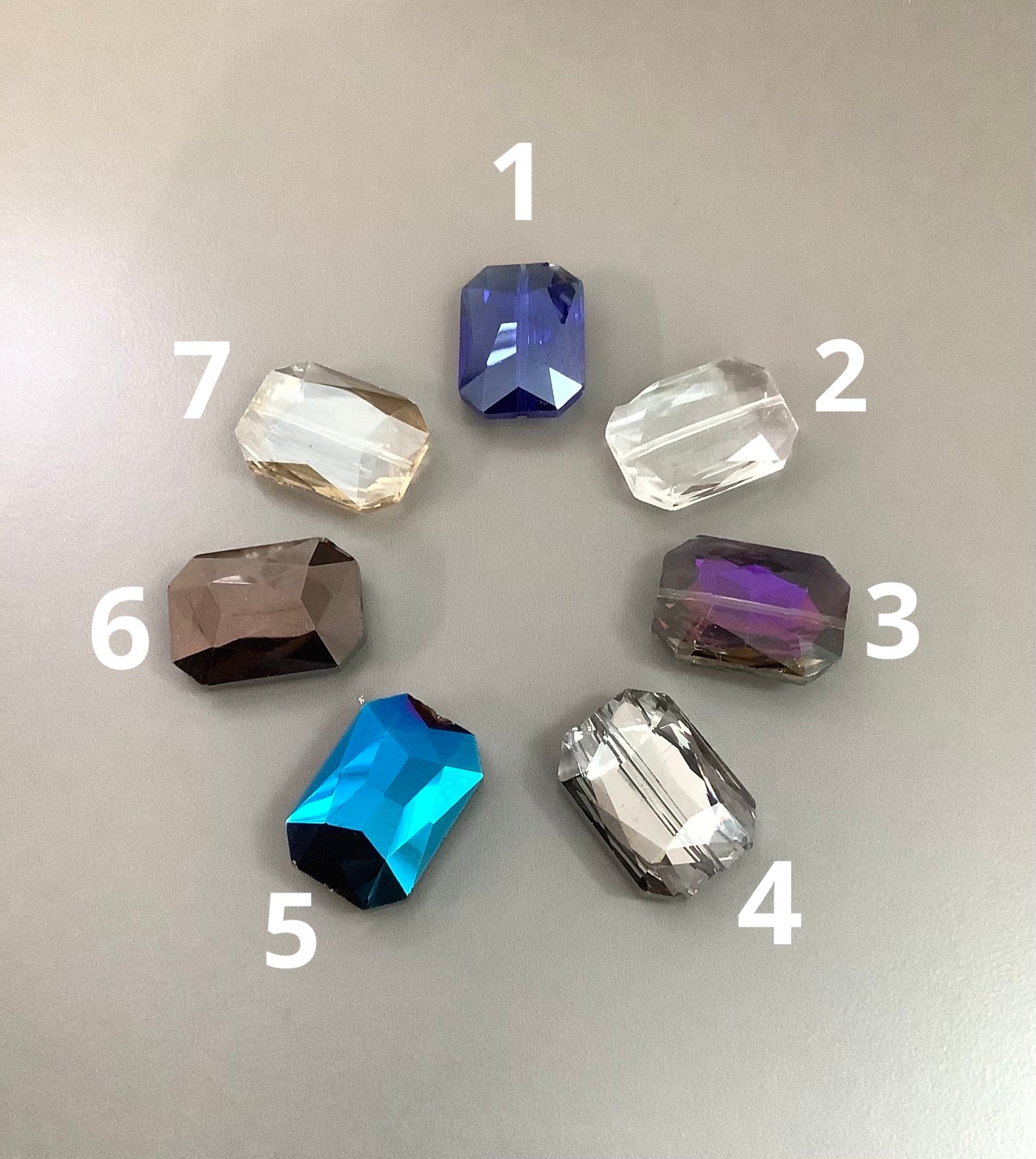 33mm Rect Cristal qty1- 6451