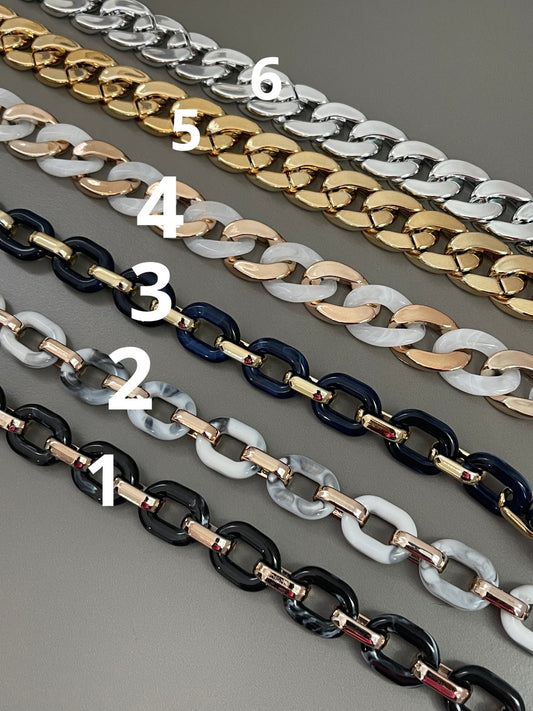 Different chain  18-19 inches sizes in description area