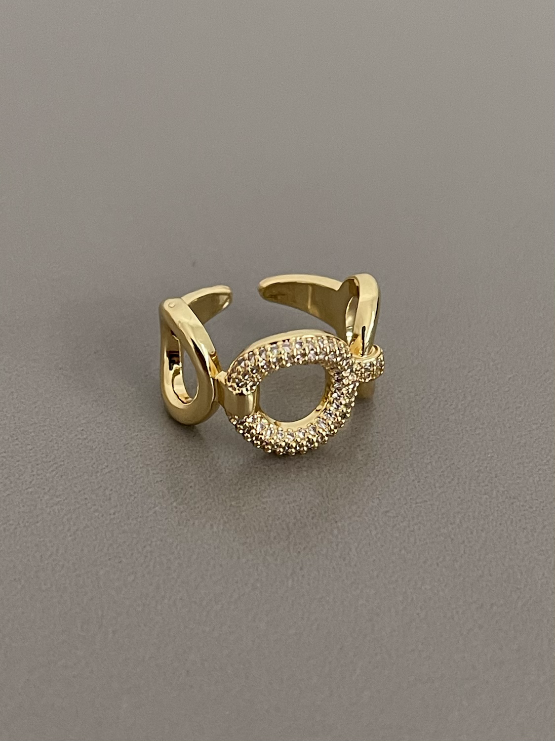 Three Circle Pave Ring qty1 22286