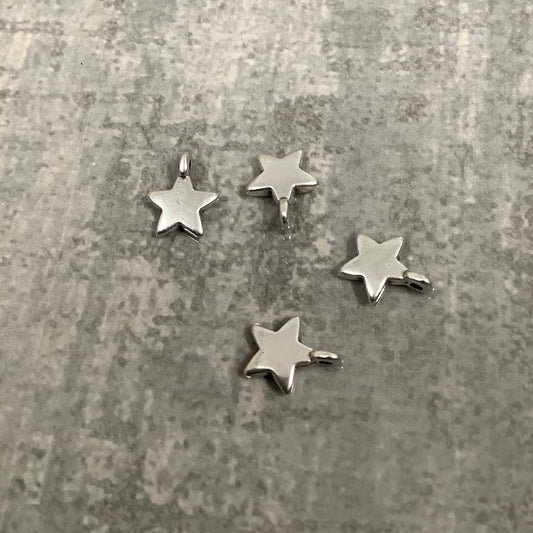 8mm star gold qty 4 / Star 20438/20439
