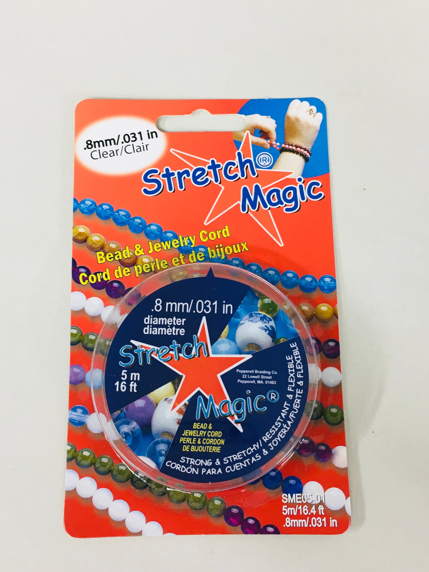 0.8mm Clear Stretch Magic Roll 6291