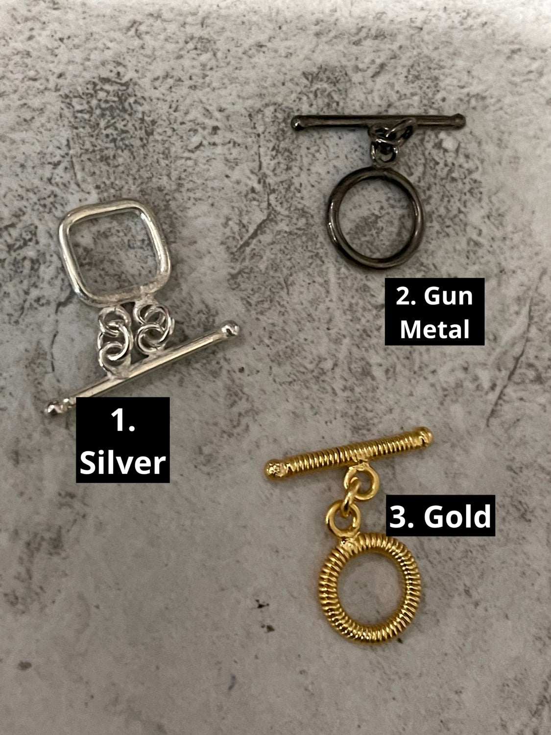 Toogle clasp