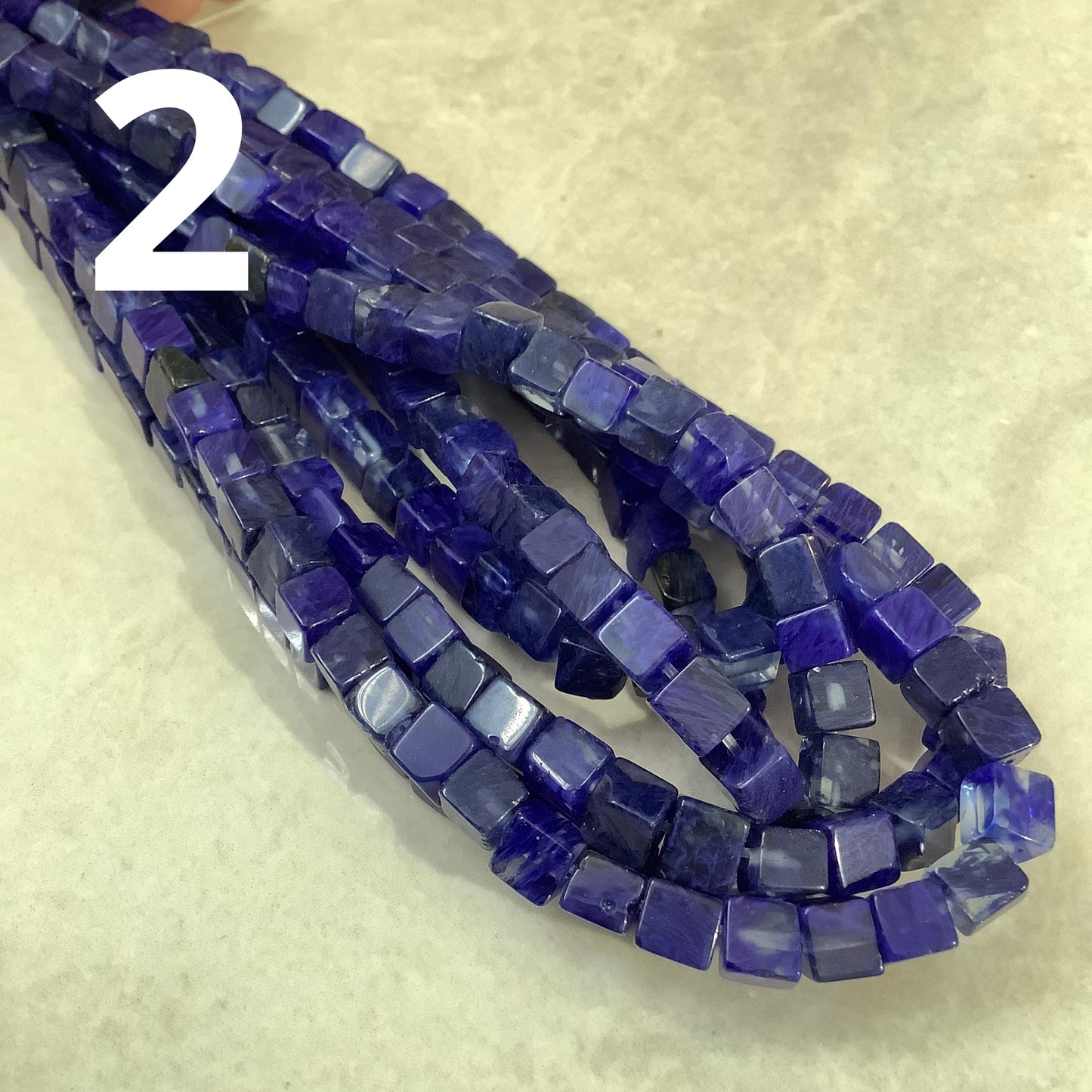 8mm Jasper Square Strand Qty1- 21861/21867/21868