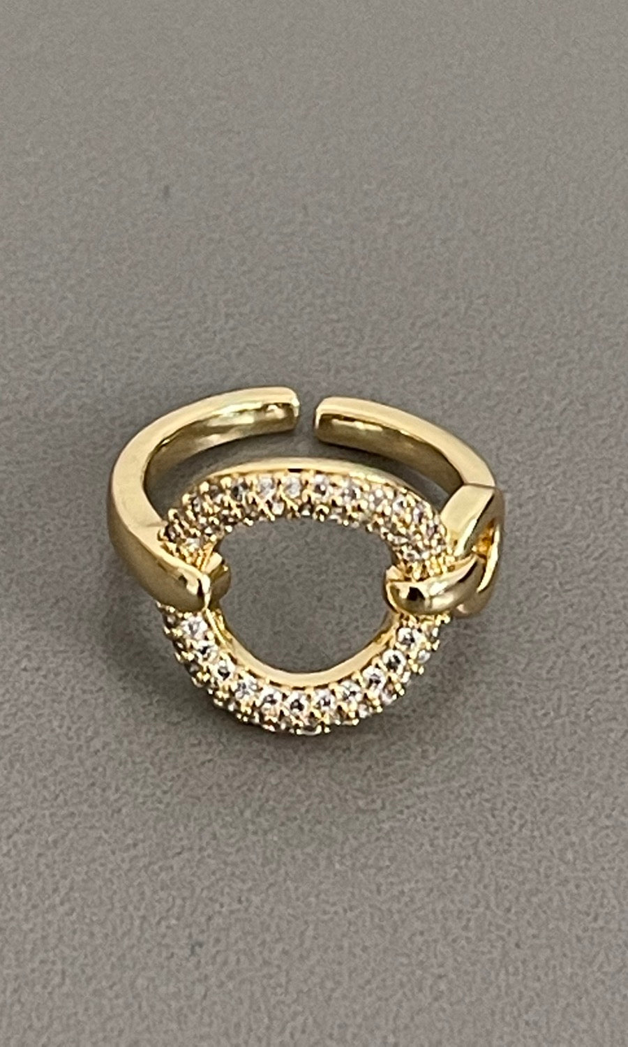 Circle Pave Ring qty1   22285