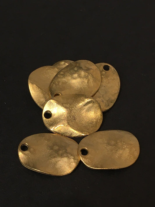 19mm Oval Plaque Matte Qty 1 / 7441