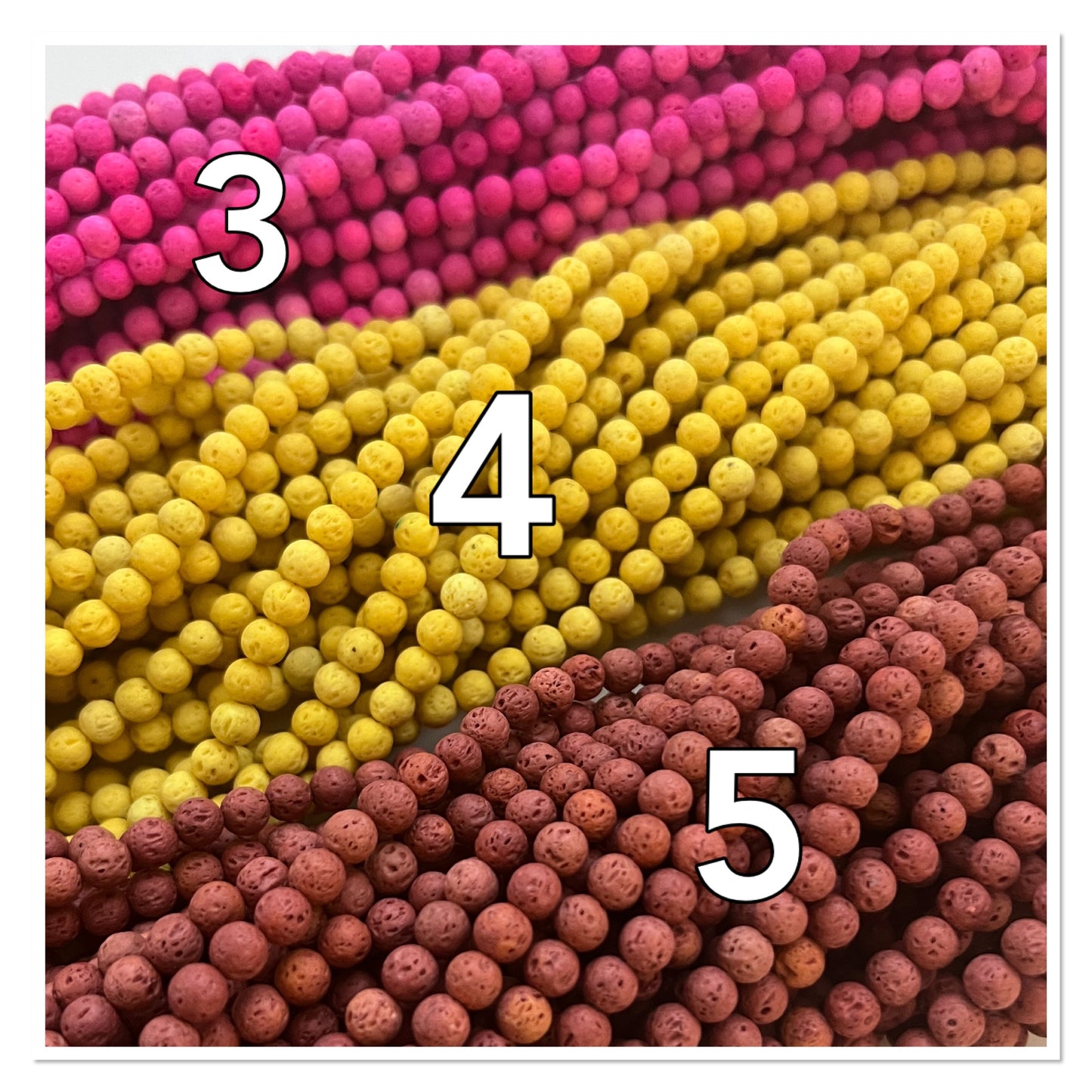 6mm synthetic lava