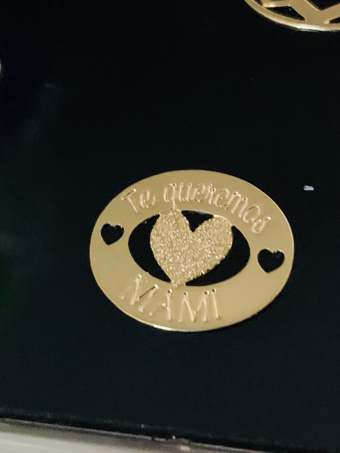 20mm oval Mother’s Day connectors / dia de las madres, corazón