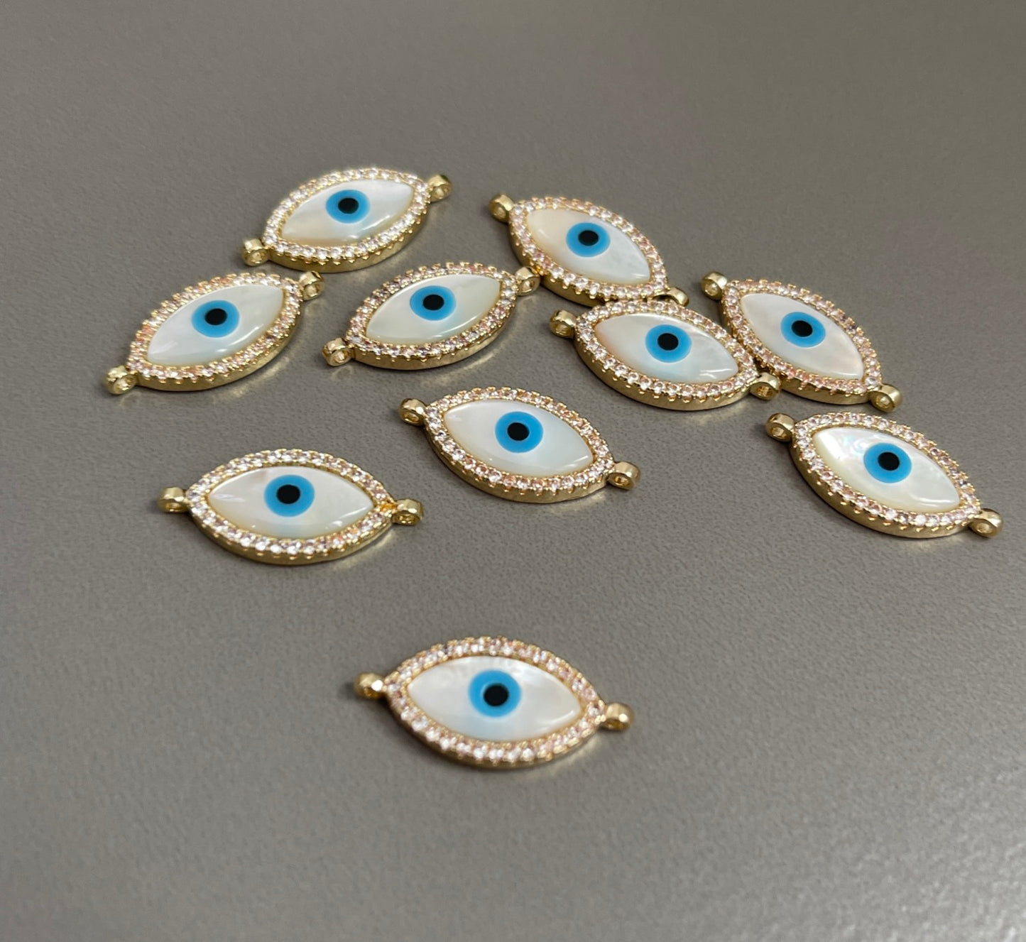 10mm Oval Eye With Zirc Connector Mop Qty1- 23414