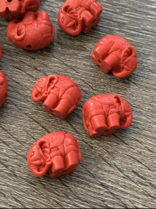 16mm red elephant qty 1 / 21323