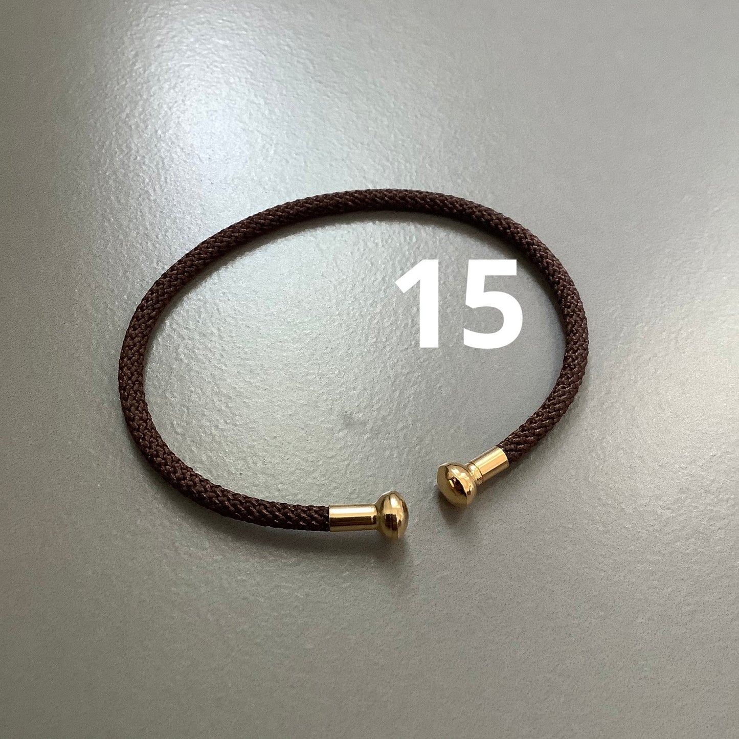 Bracelet with gold endings qty 1- 23272