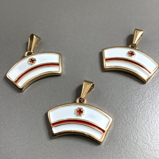 17x25mm Nurse Hat Qty1-23319