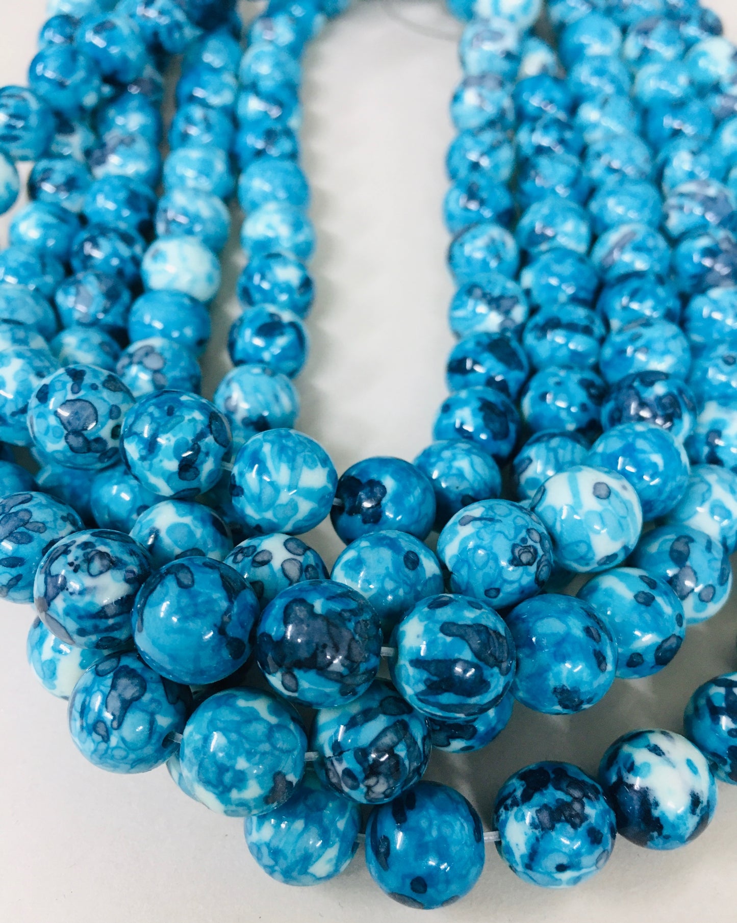10mm Blue Jade Strand