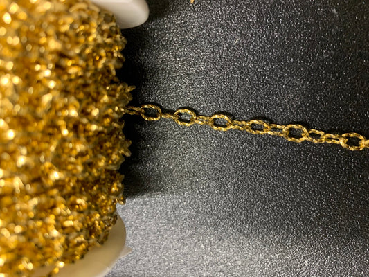 5.5mm stainless steel oval chain by feet  20610