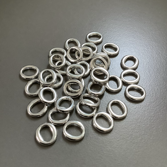 13mm Circle Ring Plated Qty1- 17803