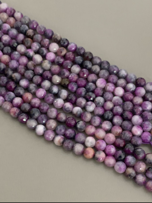 6mm vio/ -ágata strand 21534