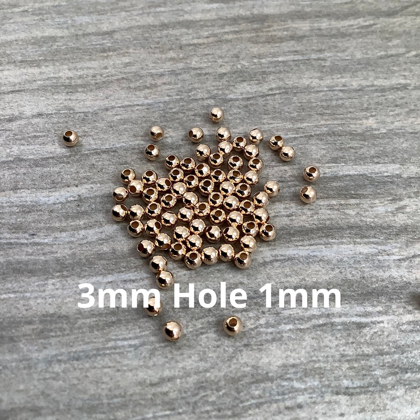 3mm Round Ball Hole 1mm Aprox119- 22967