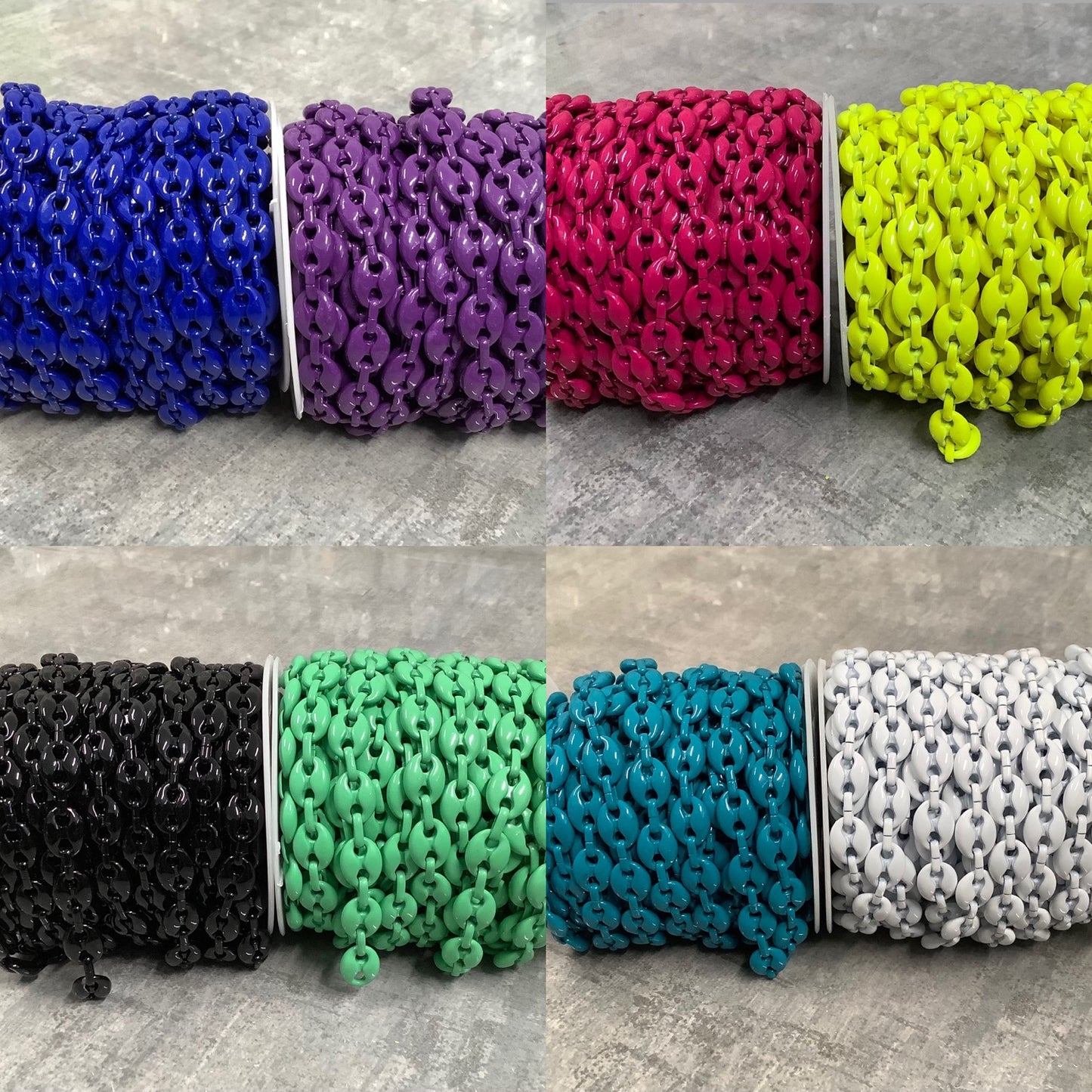 13mm Multicolor Gucci Chain By Feet- 23137