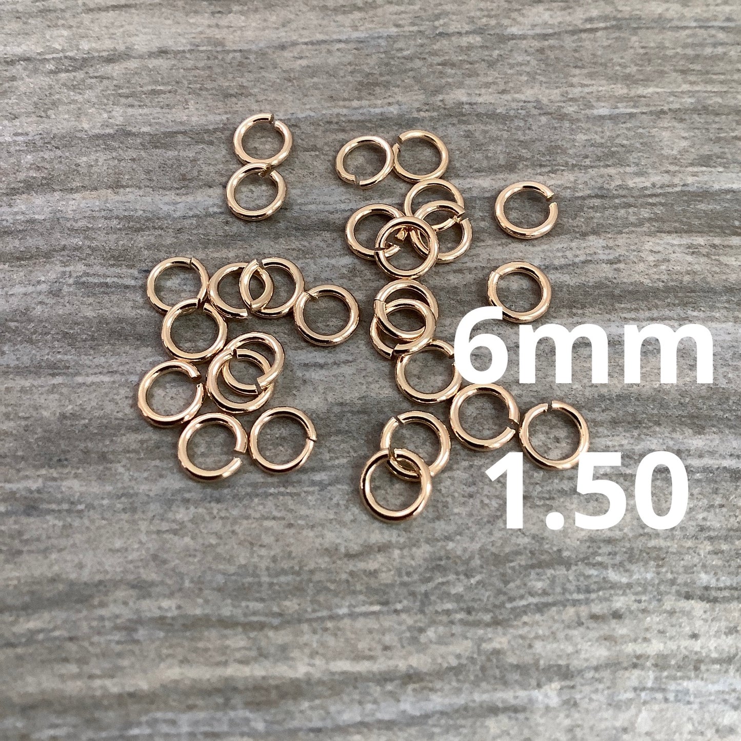 6mm Open Jumpring Aprox 44- 22951
