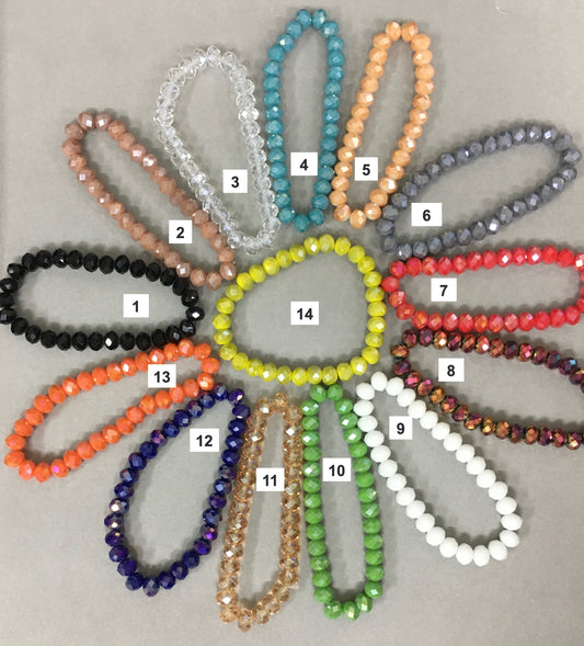 8mm Crystal Bracelet