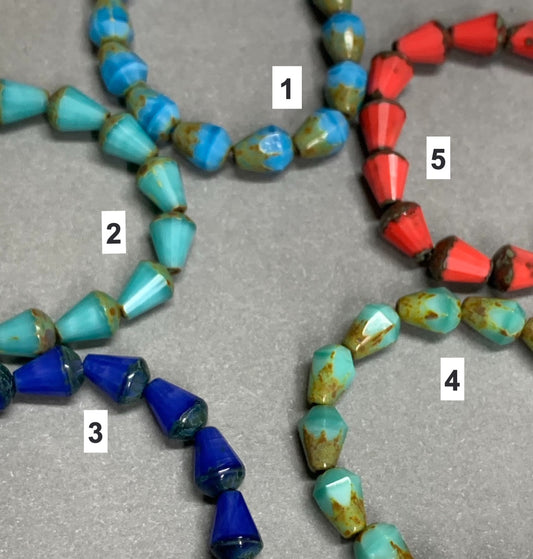 8mm drop Czech / Gota