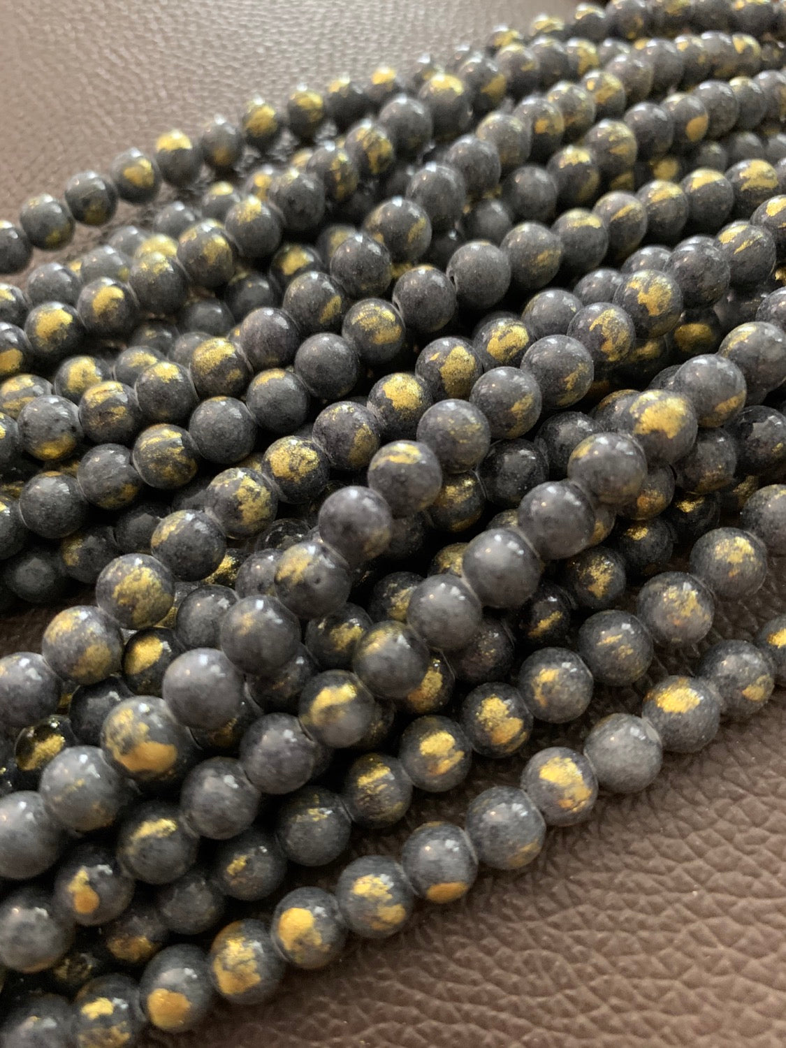 6mm gemstone gray