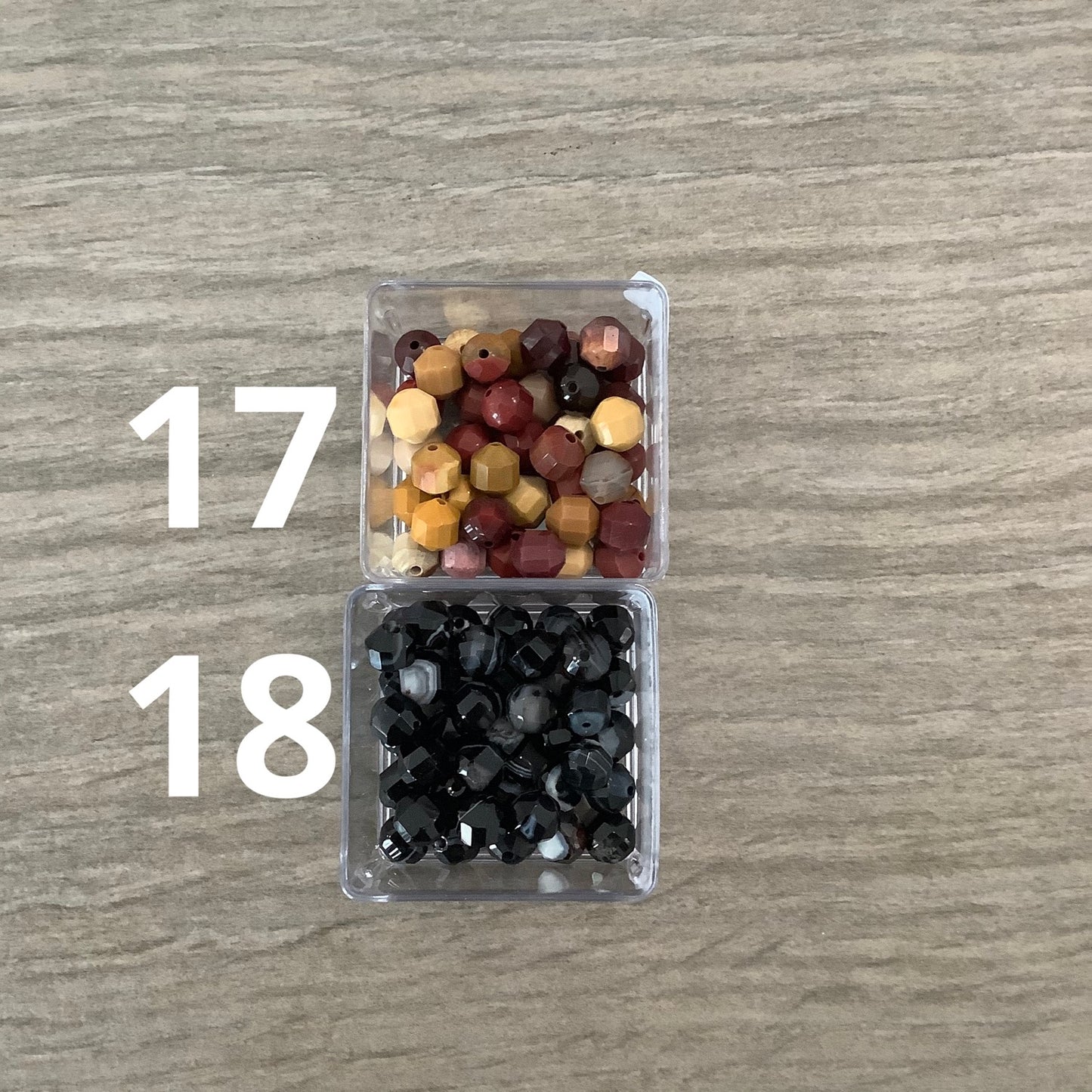 8mm Tubular Faceted Gemstone qty1- 22489