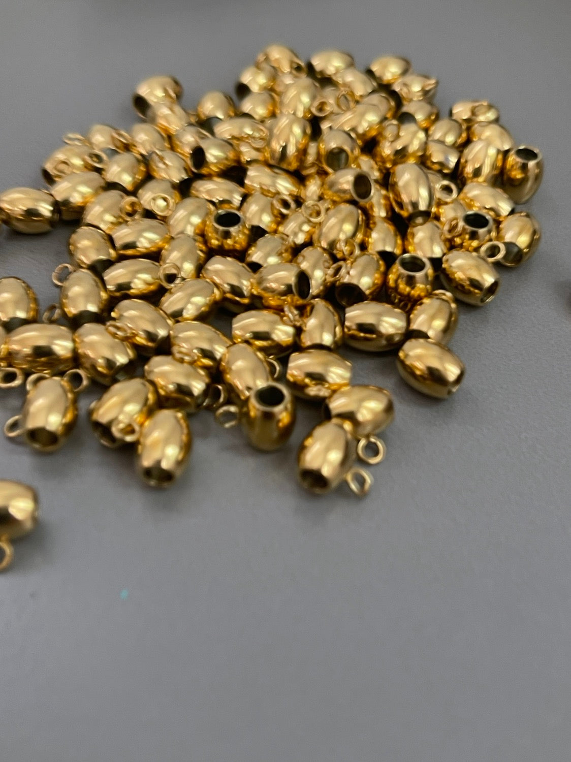 9x7mm Bail Stainless Steel Qty2- 22917