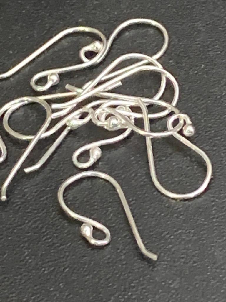 Earwire Hook Qty 5 Pair Silver or Gold 20994