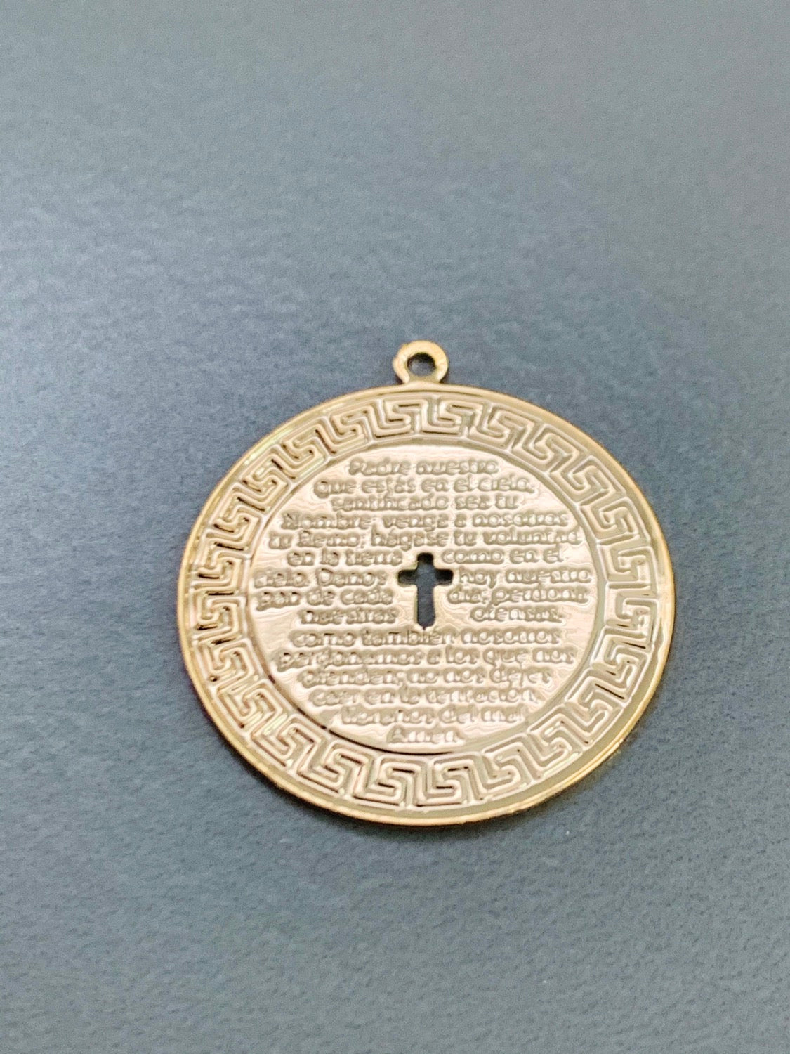 28mm Padre Nuestro Center Cross qty1- 21831