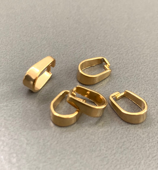 8x6mm Stainless Steel Bail qty2- 22068