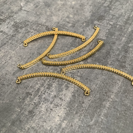 3x58mm Dotted Bar Gold Qty1- 22855