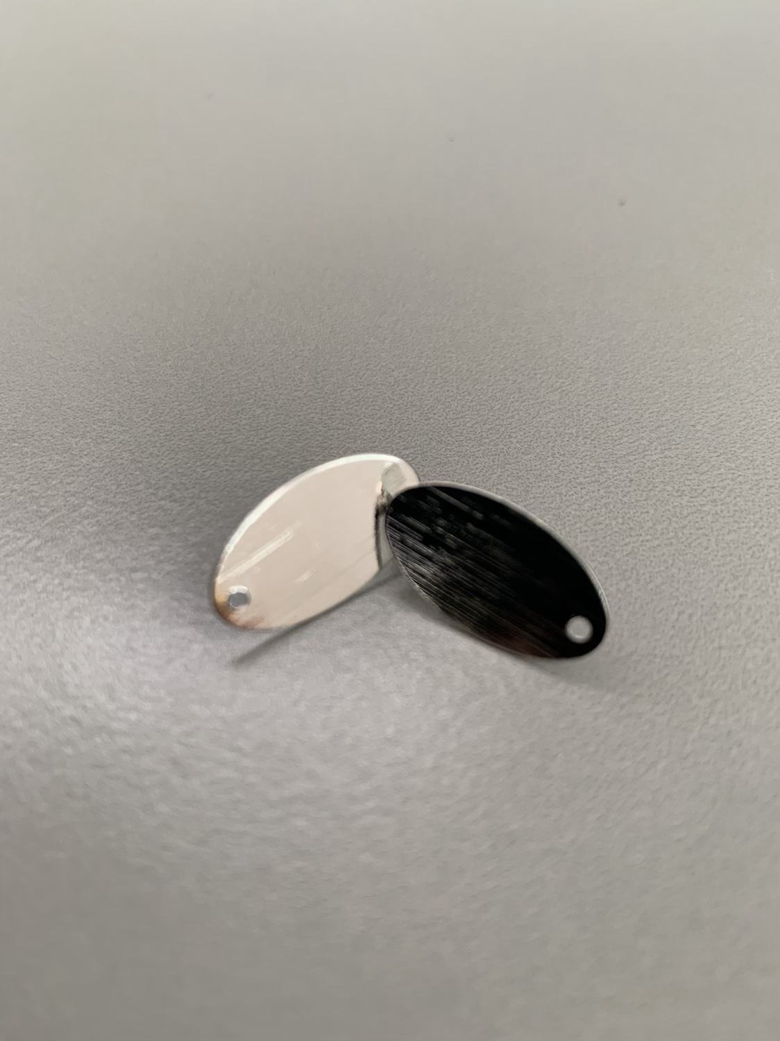 18.5x10.5mm Oval 1 Pair Silver 20980