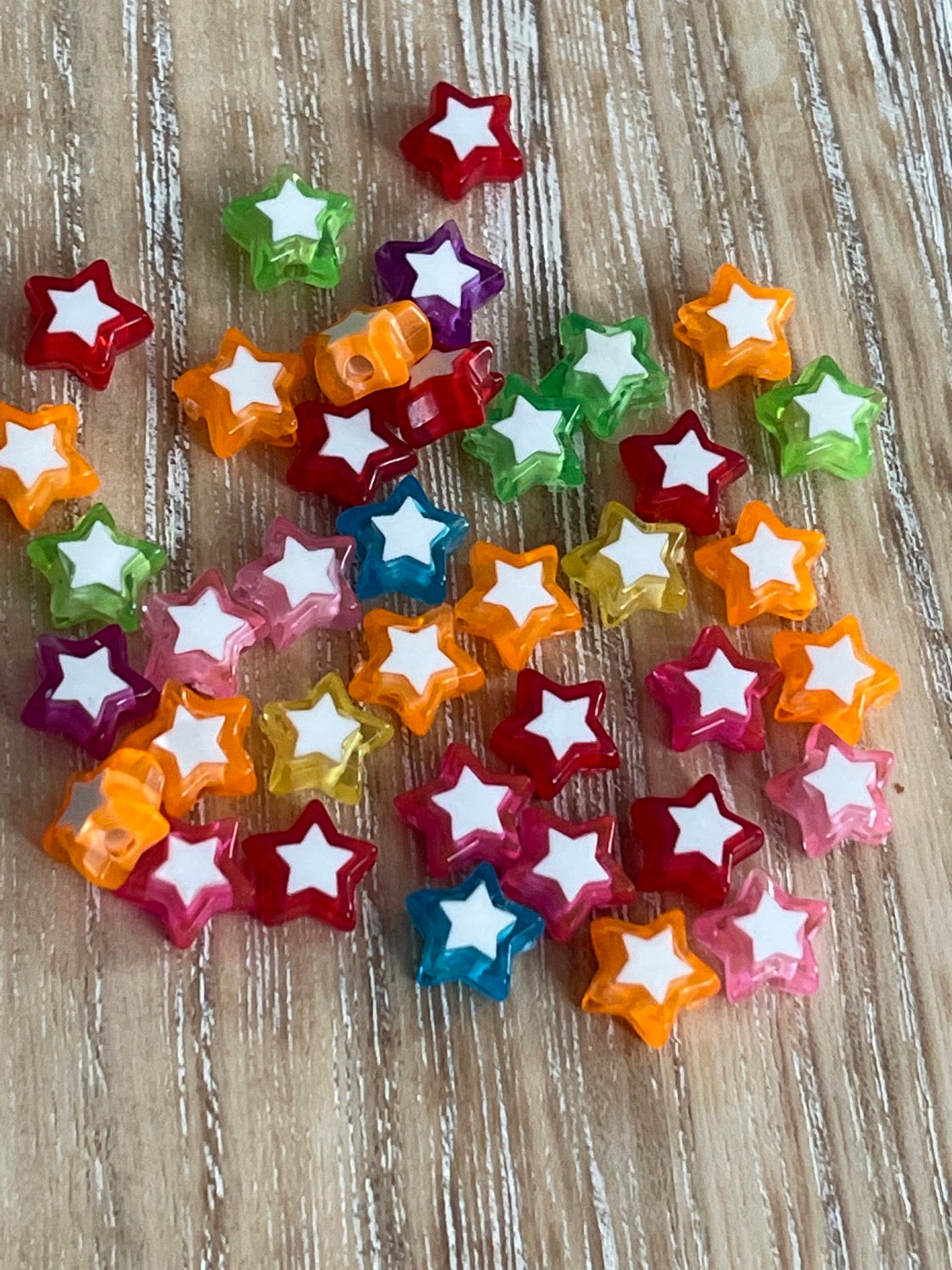 9mm Ac multicolor with white qty 100
