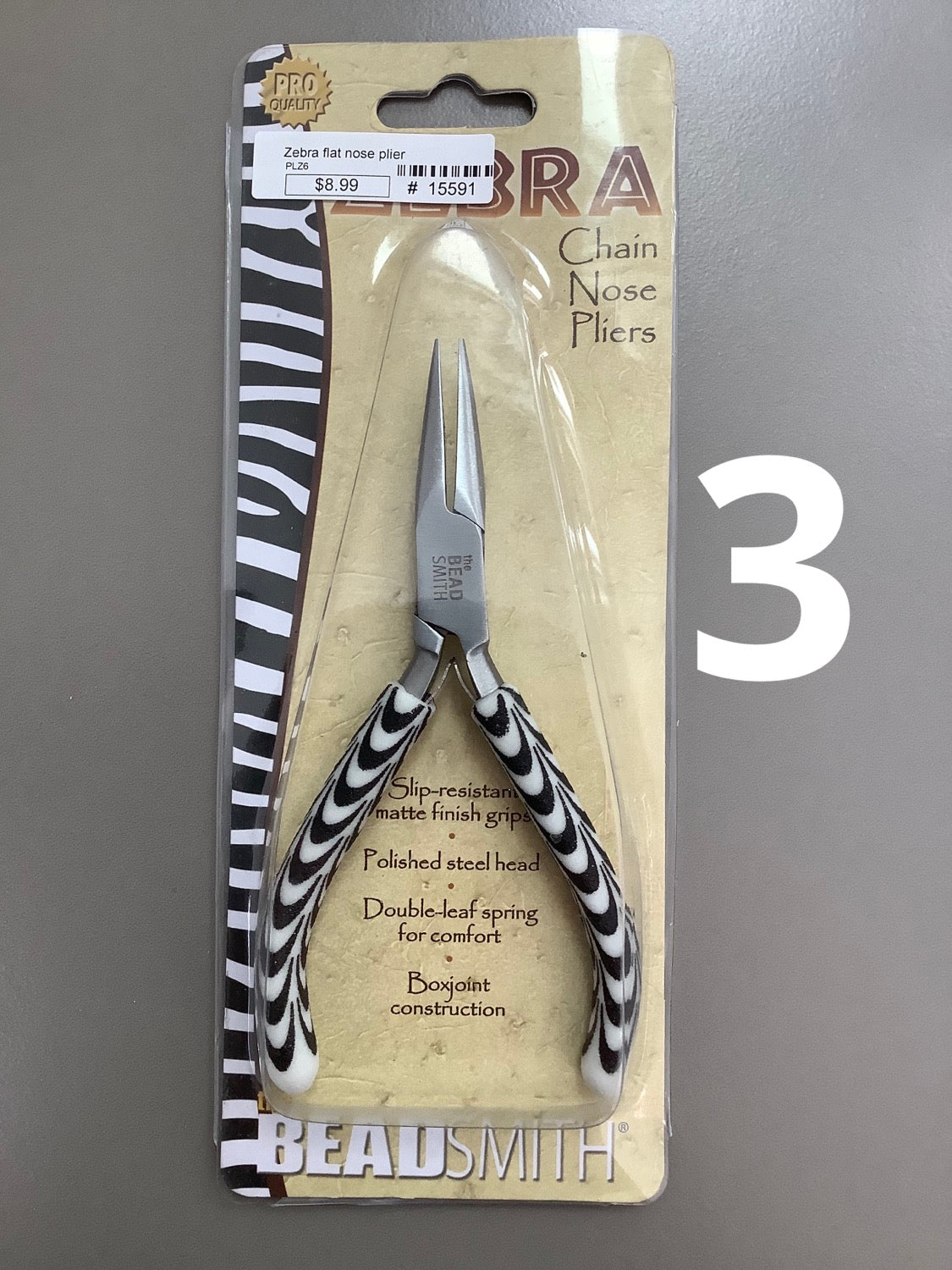 Zebra Plires qty1- 15592/15589/15591