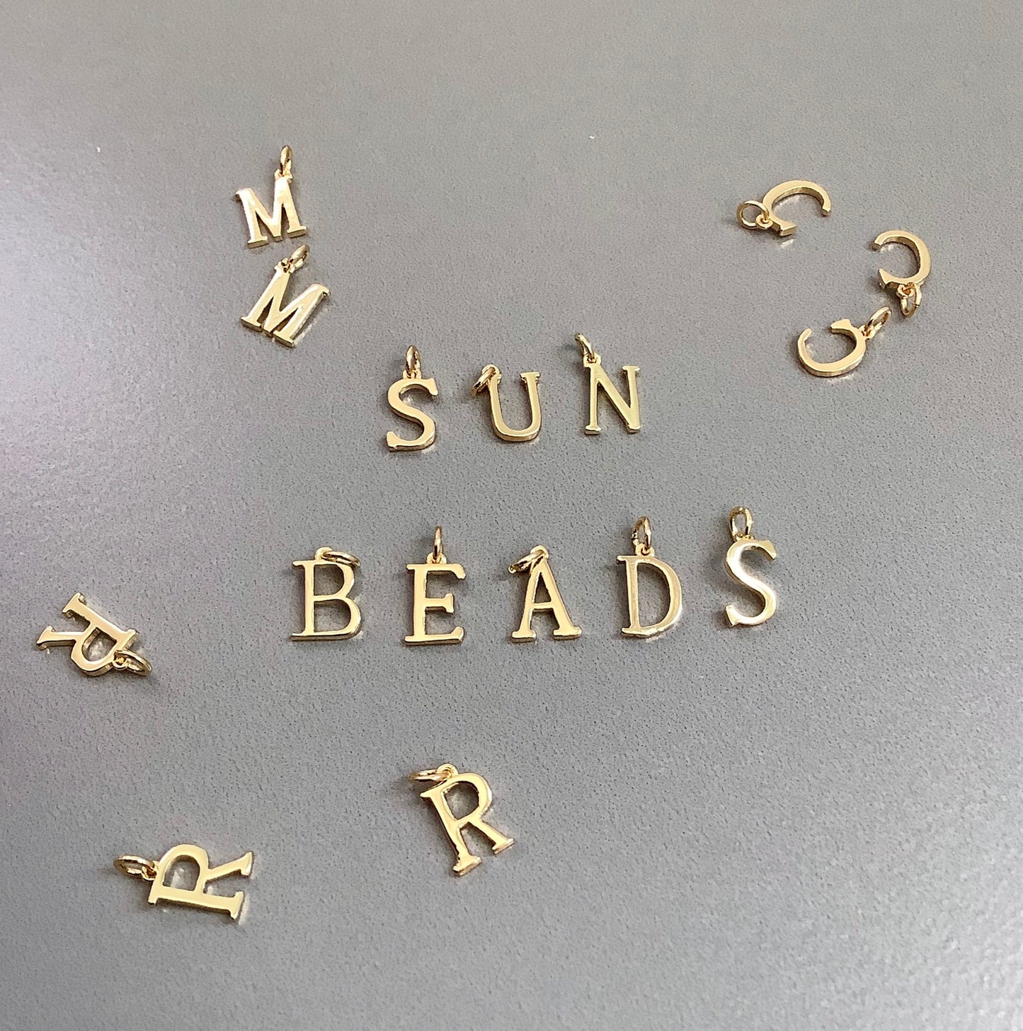 11mm Letter Charm qty1- 22323