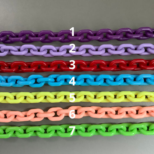 20mm Acrilyc Chain 15 inch long Qty1- 22128