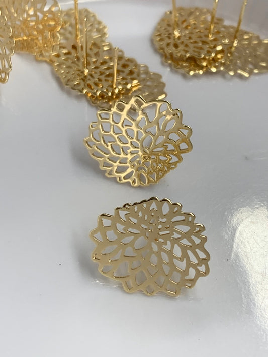 17x20mm flower qty 1 pair 20516